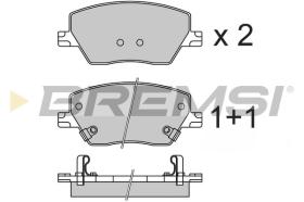 BREMSI BP3735 - PASTILLAS DE FRENO FIAT