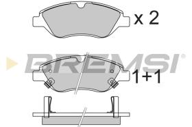 BREMSI BP3736 - PASTILLAS DE FRENO FIAT