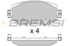 BREMSI BP3737 - PASTILLAS DE FRENO RENAULT