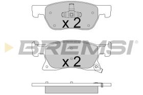 BREMSI BP3739 - PASTILLAS DE FRENO OPEL