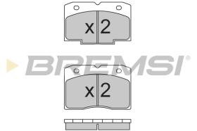 BREMSI BP3742 - JGO.PAST.FRENO EFFETI GASOLONE