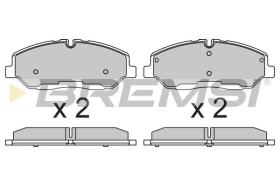 BREMSI BP3744 - PASTILLAS DE FRENO HYUNDAI