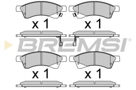 BREMSI BP3746 - PASTILLAS DE FRENO TATA INDIGO