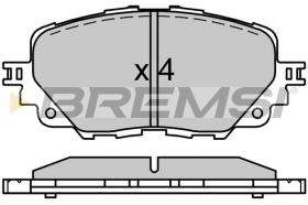 BREMSI BP3750 - PASTILLAS DE FRENO FIAT, MAZDA, ABARTH