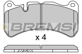 BREMSI BP3752 - PASTILLAS DE FRENO MERCEDES-BENZ, MASERATI