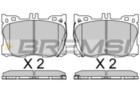 BREMSI BP3762 - PASTILLAS DE FRENO MERCEDES-BENZ