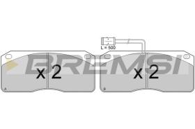 BREMSI BP7239 - JGO.PAST.FRENO IVECO EUROCARGO I III 80 E 21, 8