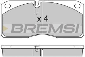 BREMSI BP7258 - JGO.PAST.FRENO IVECO EUROCARGO I III 80 E 18 K