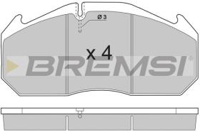 BREMSI BP7264 - JGO.PAST.FRENO MAN TGA 18.310, 18.320 FK, FLK,