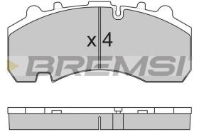 BREMSI BP7314 - JGO.PAST.FRENO BPW SH SHSF 10010 15 ECO