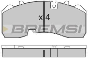 BREMSI BP7315 - JGO.PAST.FRENO BPW SKH SKHB 9010