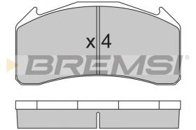 BREMSI BP7319 - JGO.PAST.FRENO VOLVO FL FL 180 9