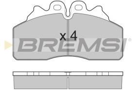 BREMSI BP7325 - JGO.PAST.FRENO IVECO EUROCARGO I III 75 E 14 TE