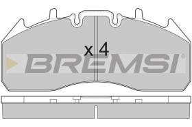 BREMSI BP7326 - JGO.PAST.FRENO RENAULT TRUCKS MAGNUM DXI 12 440