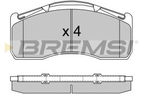 BREMSI BP7332 - JGO.PAST.FRENO VOLVO FH 16 FH 16 550