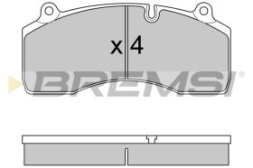 BREMSI BP7333 - JGO.PAST.FRENO