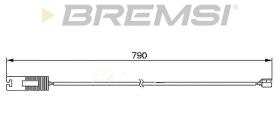 BREMSI WI0514 - TESTIGO DE FRENO BMW