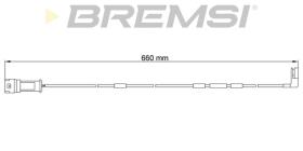 BREMSI WI0522 - TESTIGO DE FRENO OPEL