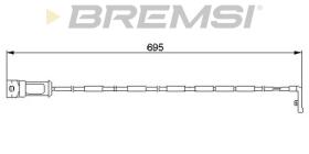 BREMSI WI0527 - TESTIGO DE FRENO OPEL, VAUXHALL, CHEVROLET