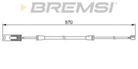 BREMSI WI0530 - TESTIGO DE FRENO BMW, ALPINA