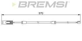 BREMSI WI0530 - TESTIGO DE FRENO BMW, ALPINA