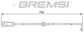 BREMSI WI0532 - TESTIGO DE FRENO OPEL, VAUXHALL