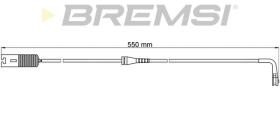 BREMSI WI0534 - TESTIGO DE FRENO BMW, ALPINA