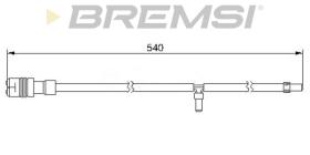 BREMSI WI0545 - TESTIGO DE FRENO PORSCHE