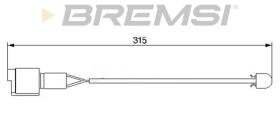 BREMSI WI0564 - TESTIGO DE FRENO BMW