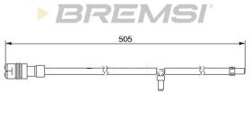 BREMSI WI0576 - TESTIGO DE FRENO PORSCHE