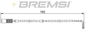 BREMSI WI0592 - TESTIGO DE FRENO BMW, ALPINA