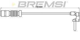 BREMSI WI0597 - TESTIGO DE FRENO MERCEDES-BENZ