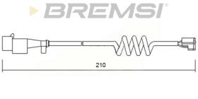 BREMSI WI0601 - TESTIGO DE FRENO AC, IVECO