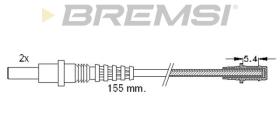 BREMSI WI0633 - TESTIGO DE FRENO MERCEDES-BENZ