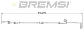 BREMSI WI0636 - TESTIGO DE FRENO BMW
