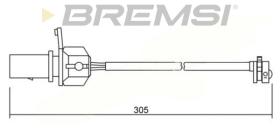 BREMSI WI0647 - TESTIGO DE FRENO AUDI