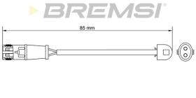 BREMSI WI0653 - TESTIGO DE FRENO MERCEDES-BENZ, VW