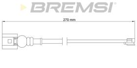 BREMSI WI0665 - TESTIGO DE FRENO VW, AUDI