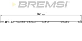 BREMSI WI0678 - TESTIGO DE FRENO BMW