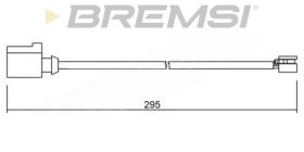 BREMSI WI0702 - TESTIGO DE FRENO VW, PORSCHE