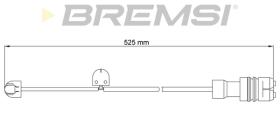 BREMSI WI0711 - TESTIGO DE FRENO PORSCHE