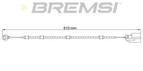 BREMSI WI0728 - TESTIGO DE FRENO JAGUAR