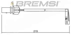 BREMSI WI0734 - TESTIGO DE FRENO AUDI, PORSCHE