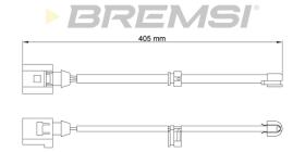 BREMSI WI0742 - TESTIGO DE FRENO PORSCHE