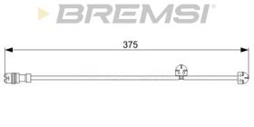 BREMSI WI0744 - TESTIGO DE FRENO PORSCHE