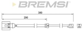 BREMSI WI0747 - TESTIGO DE FRENO BENTLEY, PORSCHE