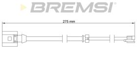 BREMSI WI0754 - TESTIGO DE FRENO AUDI