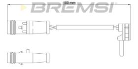 BREMSI WI0768 - TESTIGO DE FRENO MERCEDES-BENZ