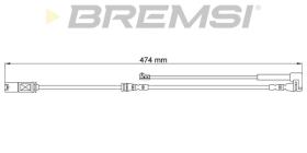 BREMSI WI0797 - TESTIGO DE FRENO BMW, MINI