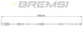 BREMSI WI0915 - TESTIGO DE FRENO BMW